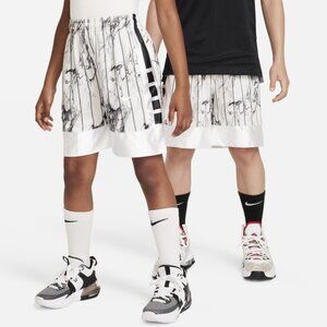 NIKE Dri-fit Elite Kids Printed Basketball Shorts